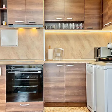 Seasky Smarthome Penthouse For 6 Guests With Private Parking 5 Minutes аway From And Centre Daire Burgaz